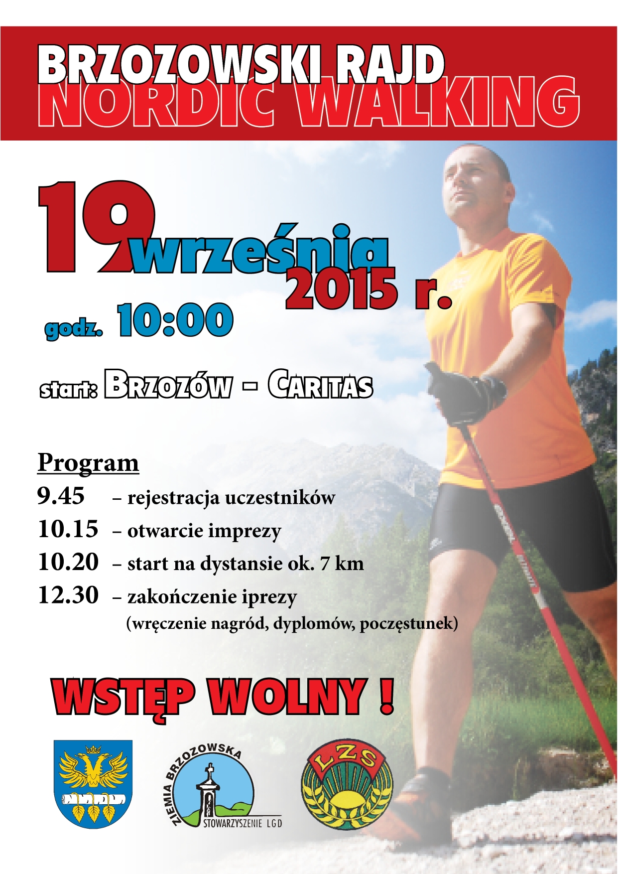 plakat rajd nordic brzozow