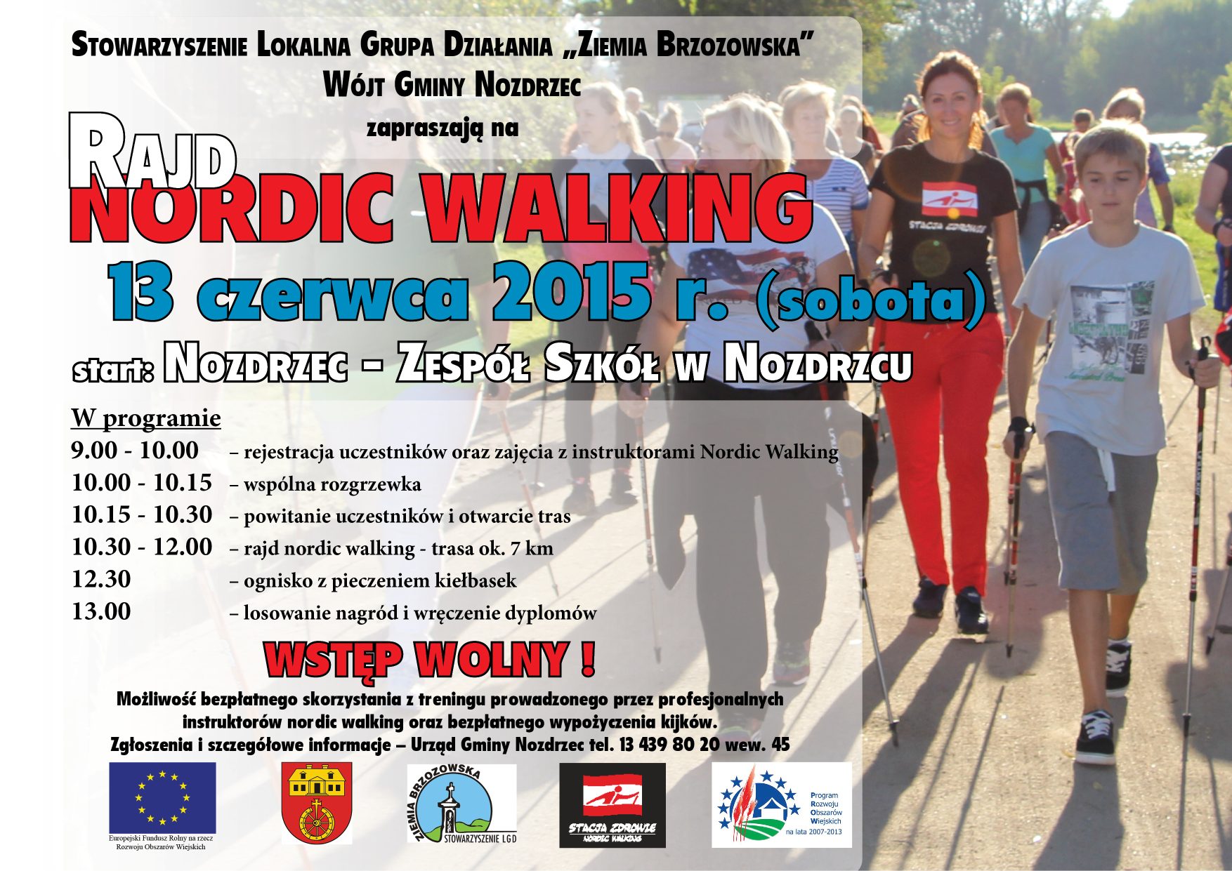 plakat rajd nozdrzecD