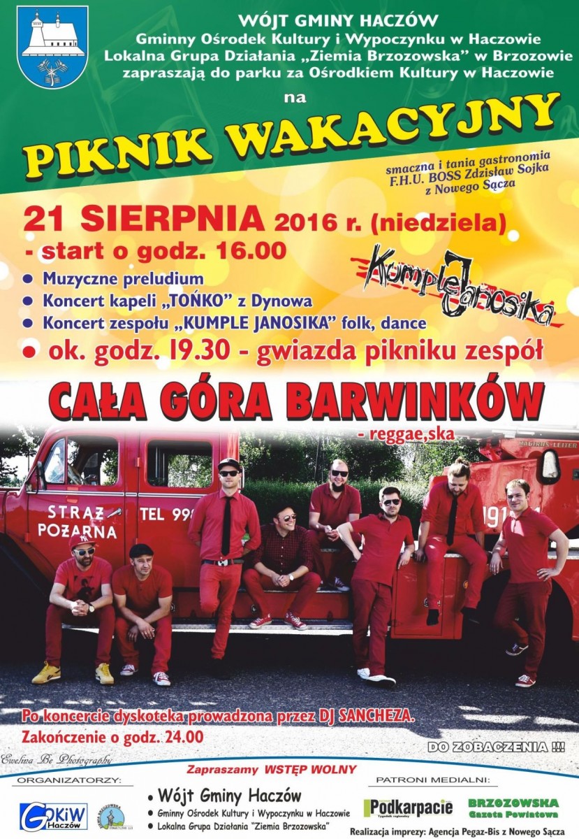 piknik wakacyjny haczow2016
