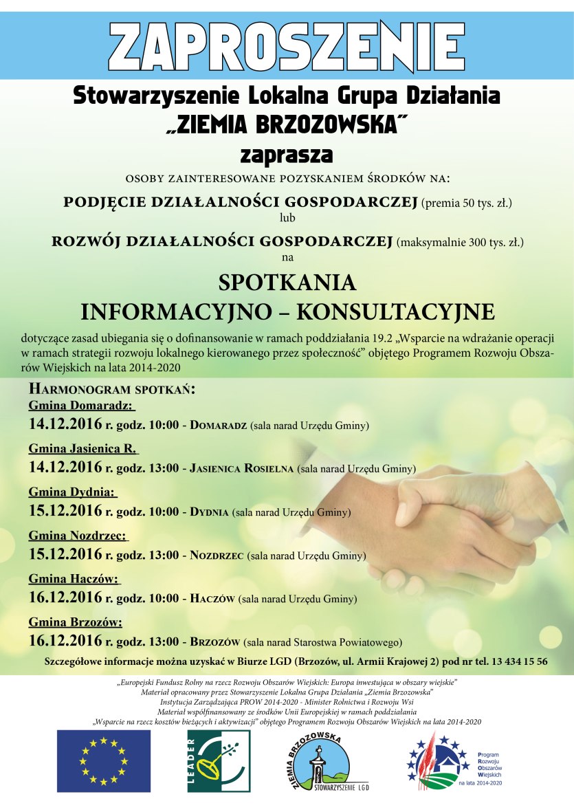 zaproszenie lgd