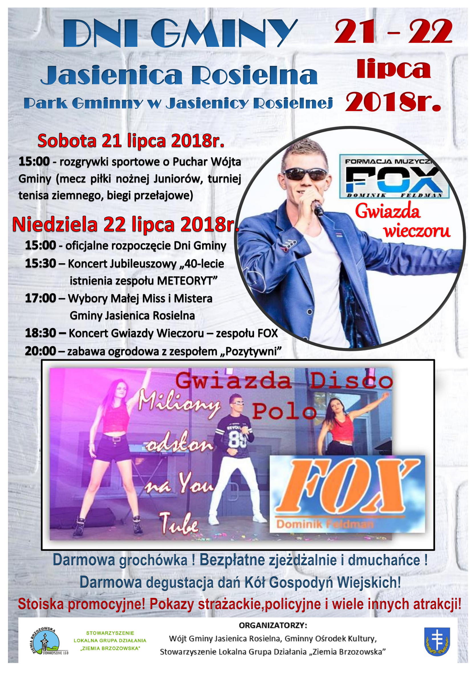 Plakat Dni Gminy 