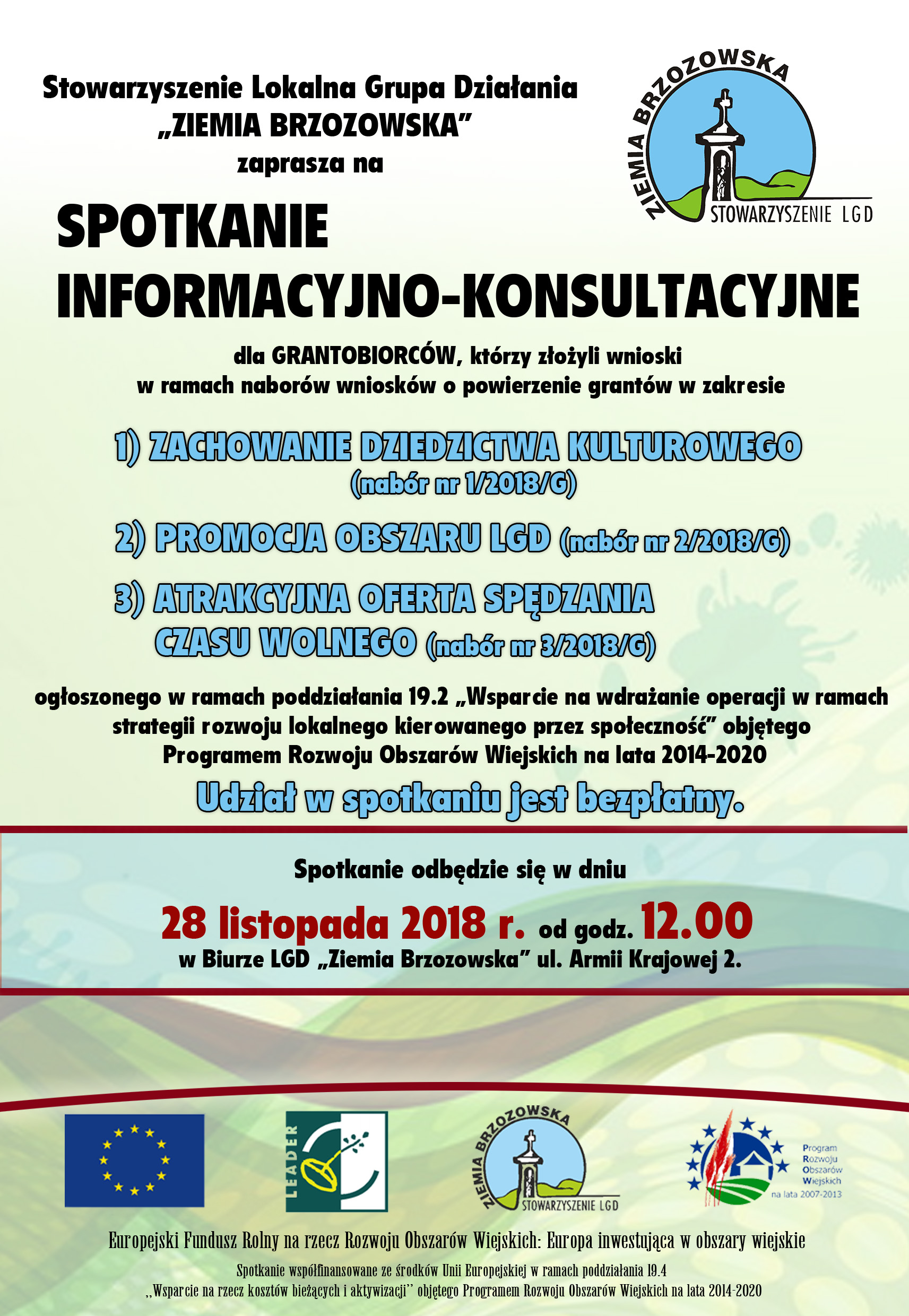 plakat LGD granty nowe