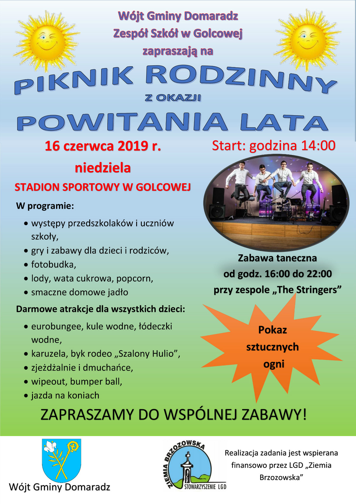plakat powitanie lata