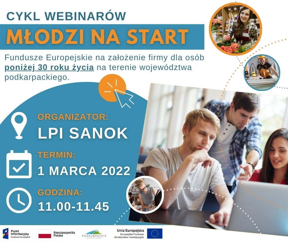 Mlodzi na start cykl webinarow